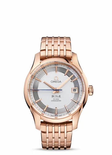Omega De Ville Hour Vision Co-Axial Red Gold / Silver / Bracelet 431.60.41.21.02.001 (43160412102001)